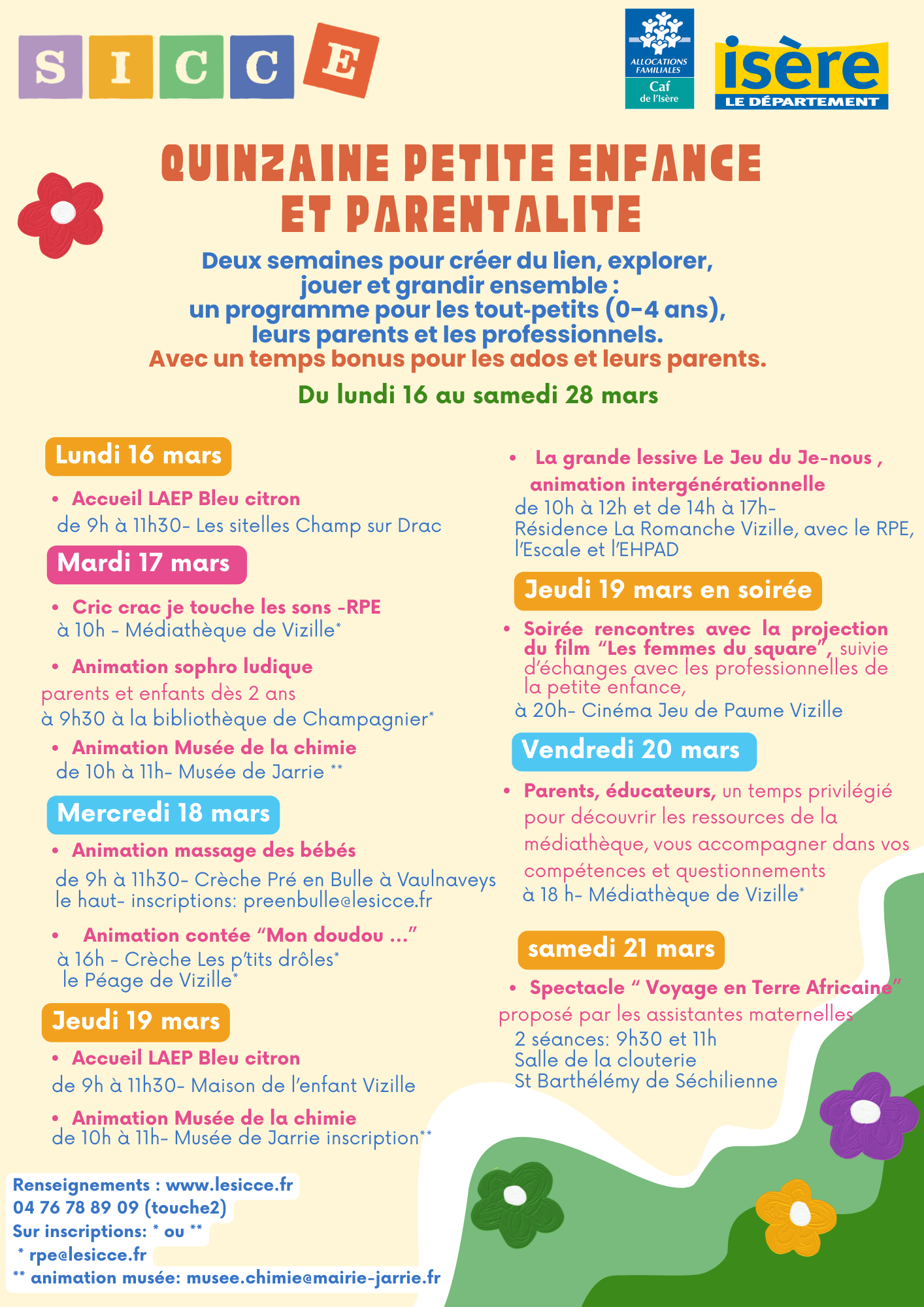 Quinzaine Petite enfance et parentalité