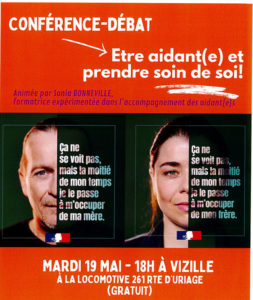Soirée conférence-débat: Etre aidant et prendre soin de soi!
