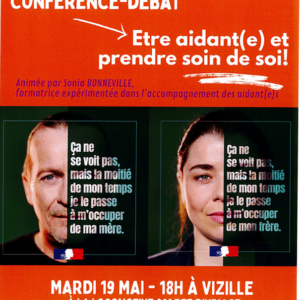 Soirée conférence-débat: Etre aidant et prendre soin de soi!
