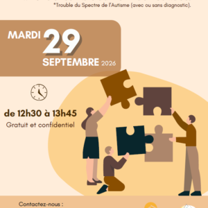 ATELIER PARENTS – Parlons ensemble du TSA de nos ados