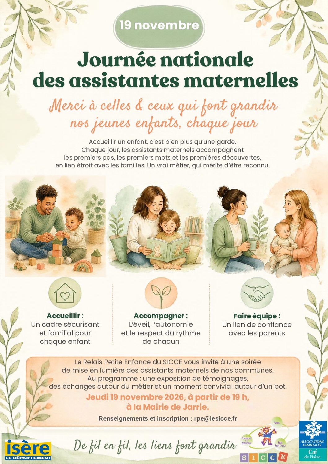 19 novembre cérémonie des assistants maternels